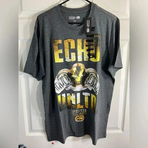 Marvel x Ecko - Iron Man - Large Grey T Shirt - BNWT 🔴⚜️ - Picture 4 of 4